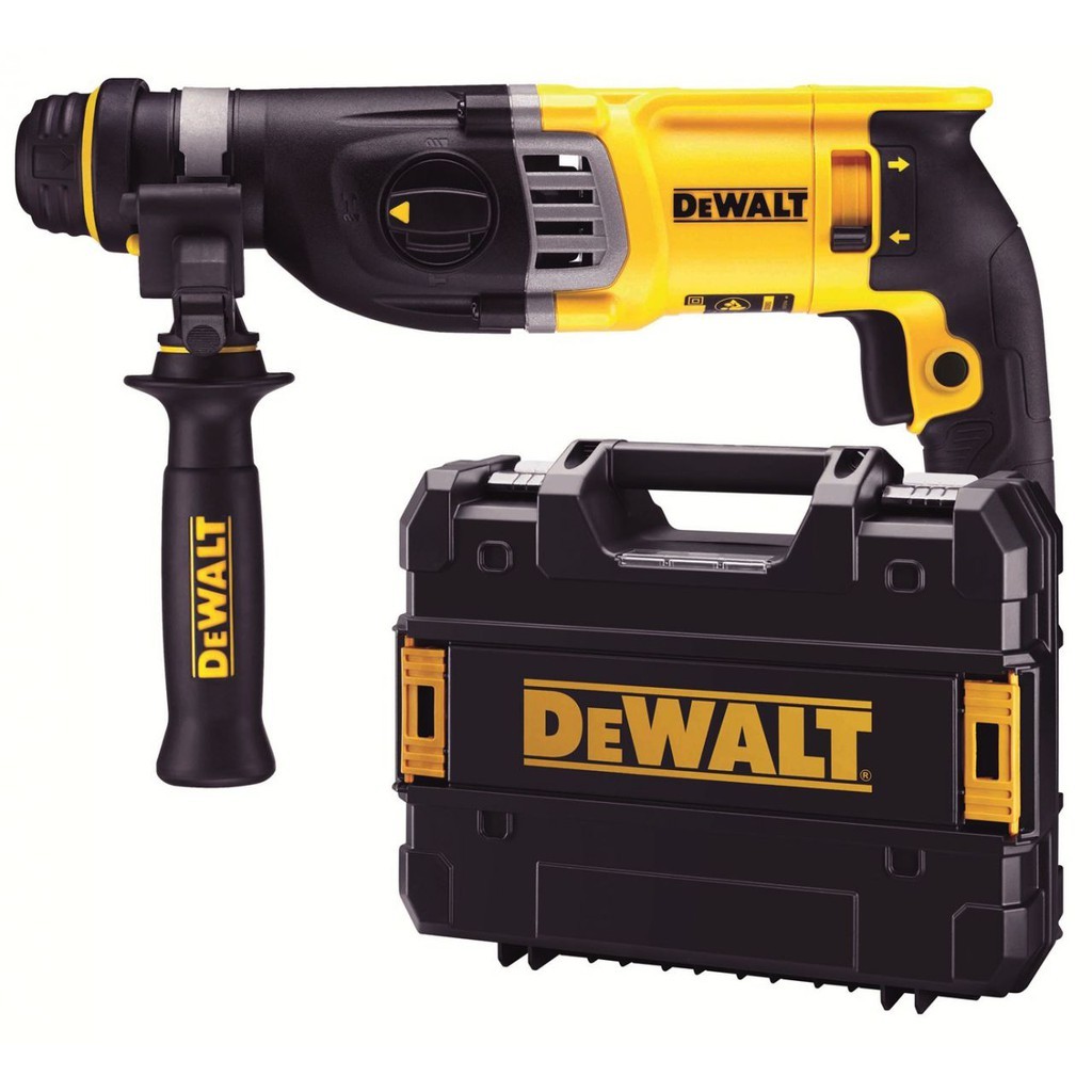 Yellow Dewalt D25143k 28mm 3 Mode Sds-plus Hammer
