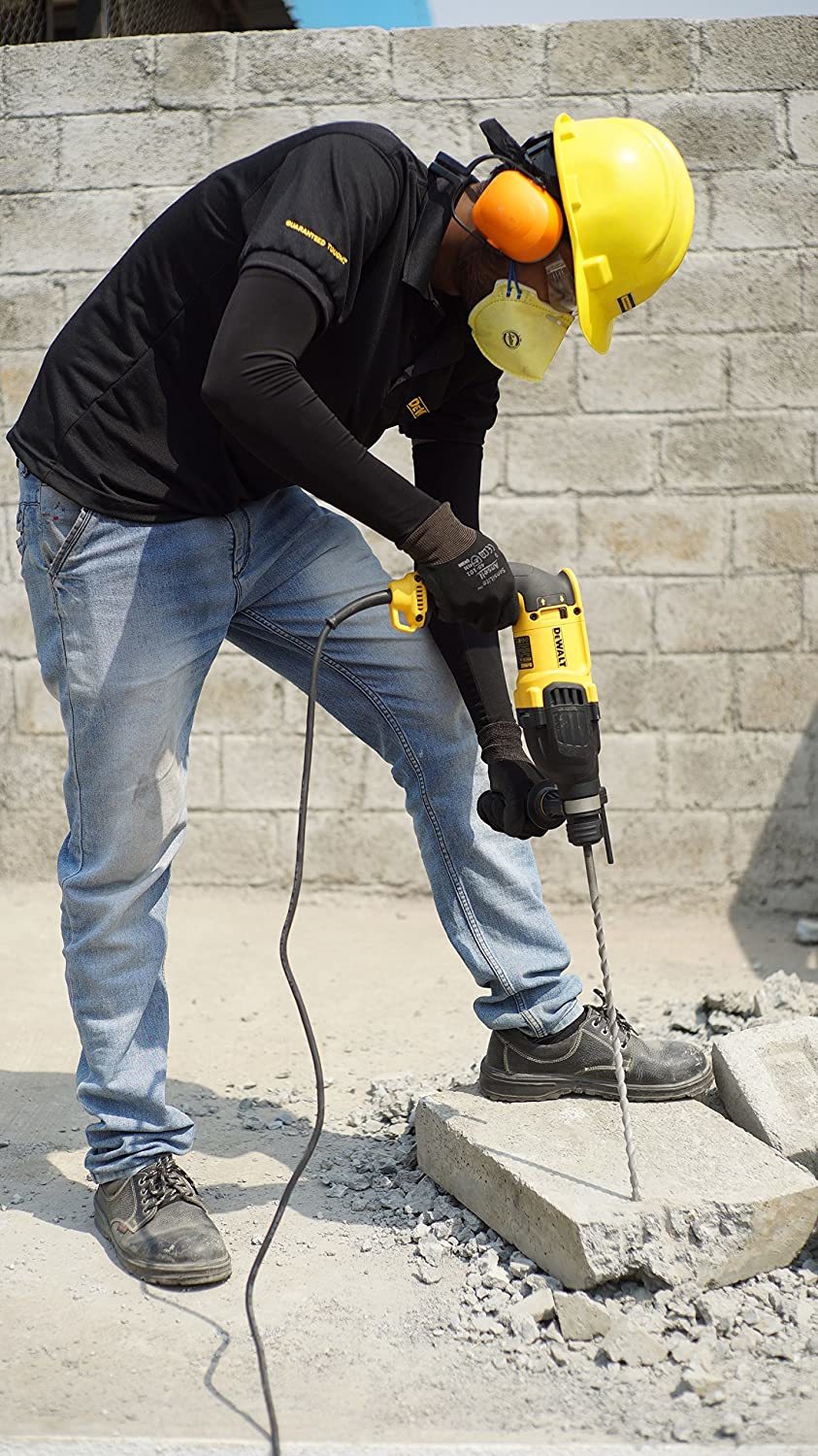 Yellow Dewalt D25143k 28mm 3 Mode Sds-plus Hammer