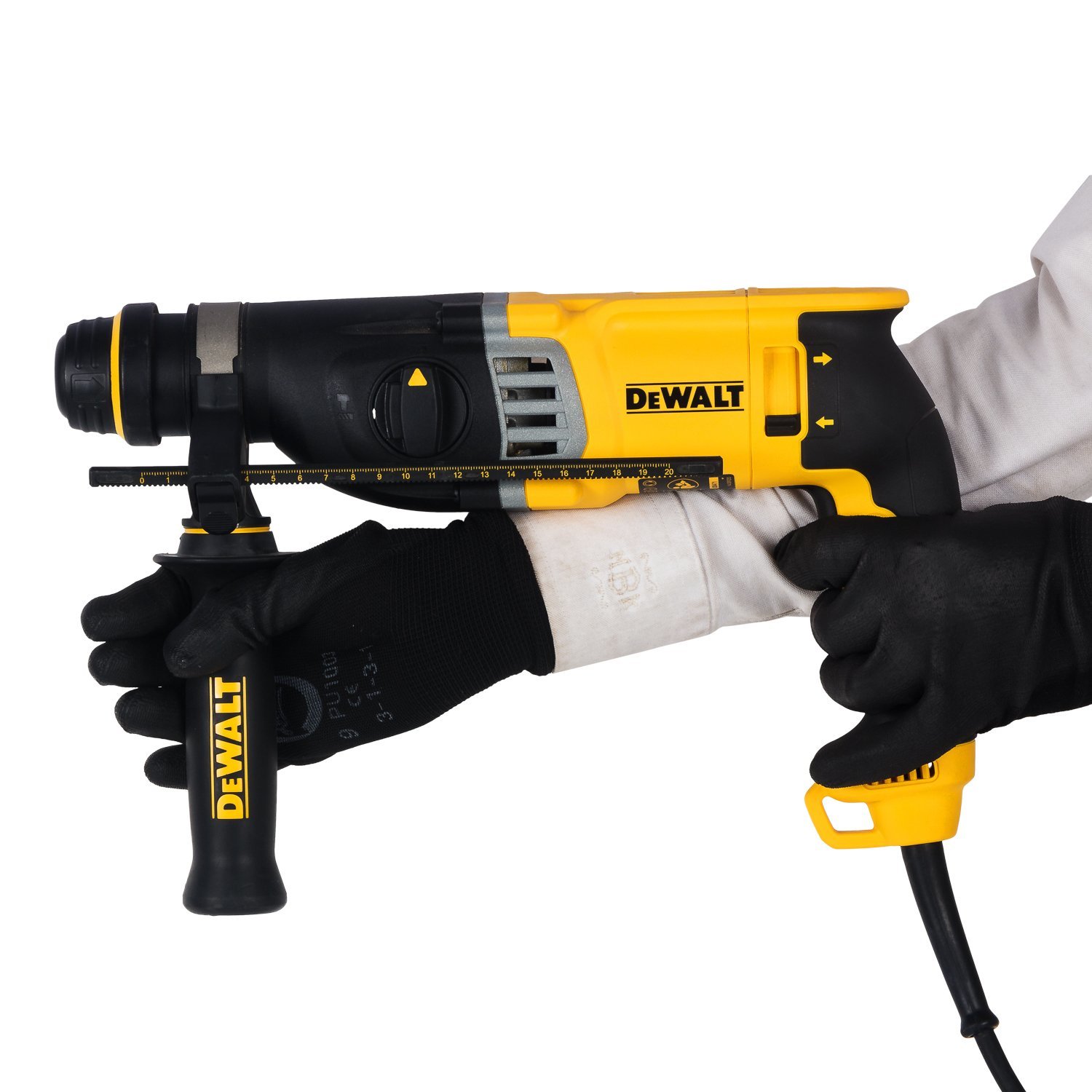 Yellow Dewalt D25143k 28mm 3 Mode Sds-plus Hammer