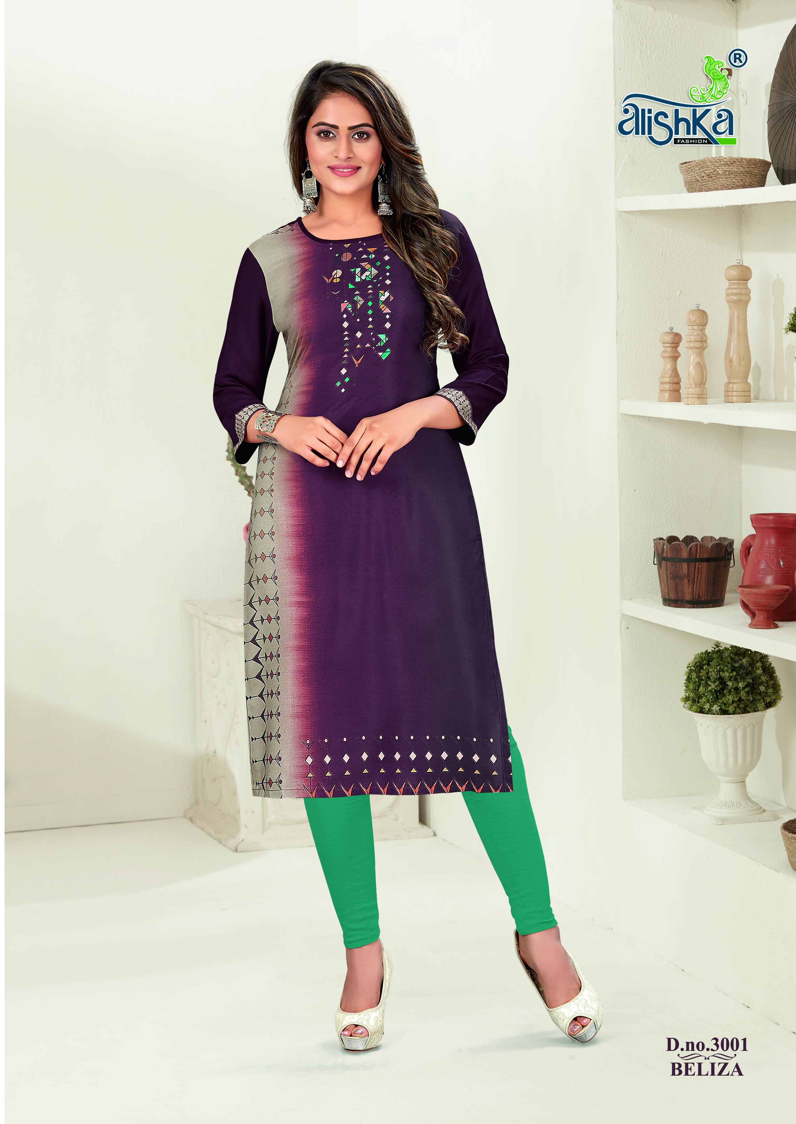 Digital Print Kurtis - Crepe Straight Kurti, Sizes L, M, Xl, Xxl, 8 Colors Available, Simple Style For Casual Daily Wear, Washable, All Seasons