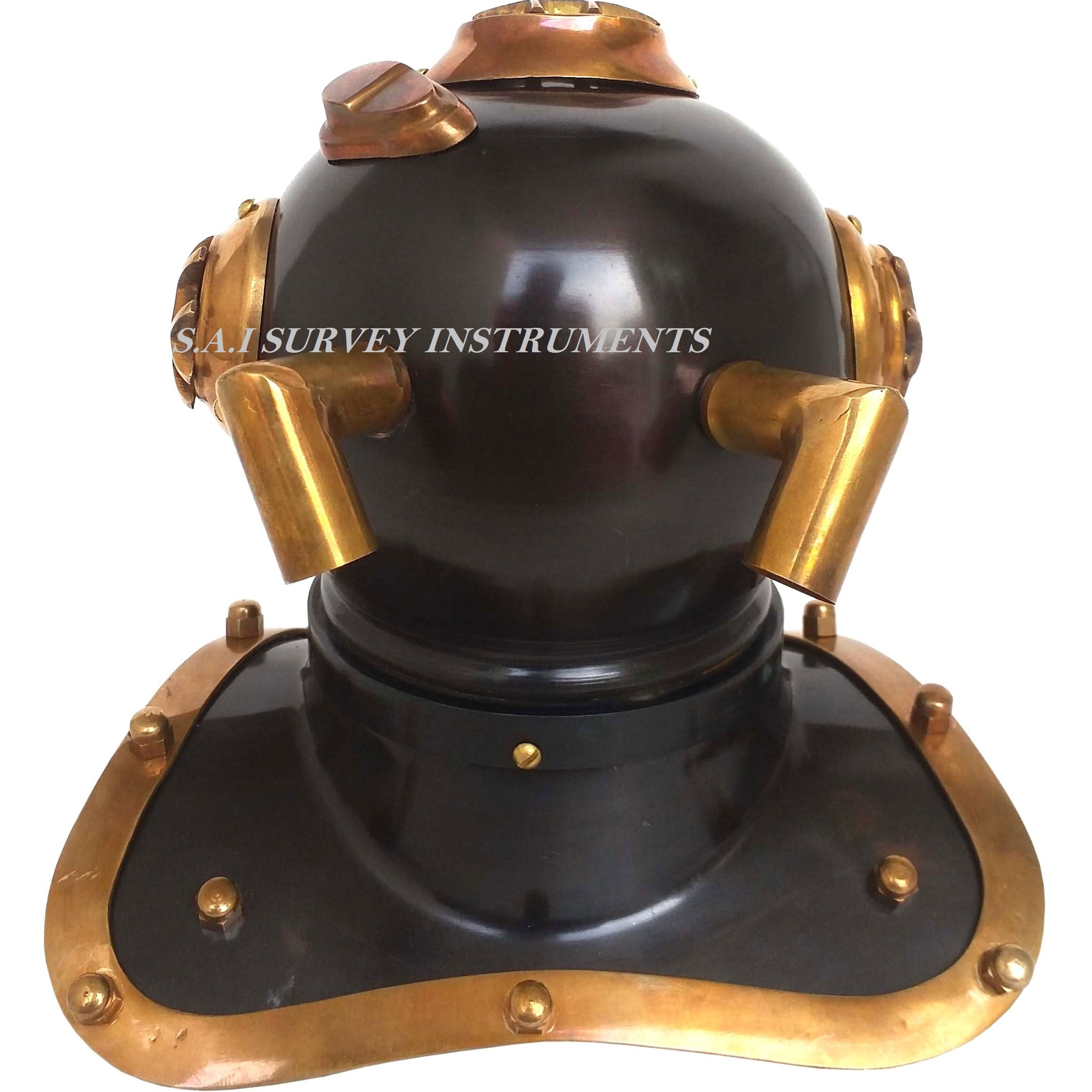 8 Us Navy Antique Divers Helmet Mark V Nautical Small Diving Helmet Marine Decor Gift Length: 6 Inch (In)