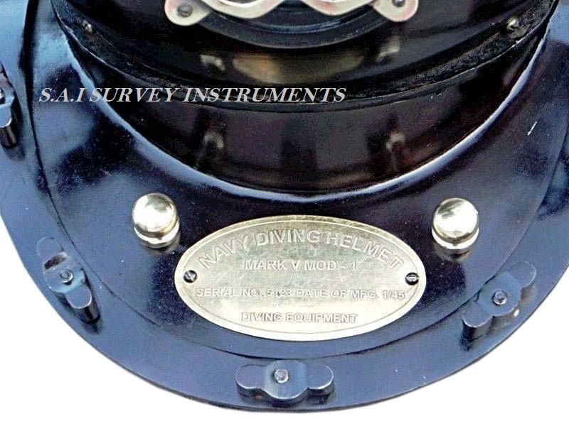 Antique Diving Helmet Mark V Length: 14 Inch (In)