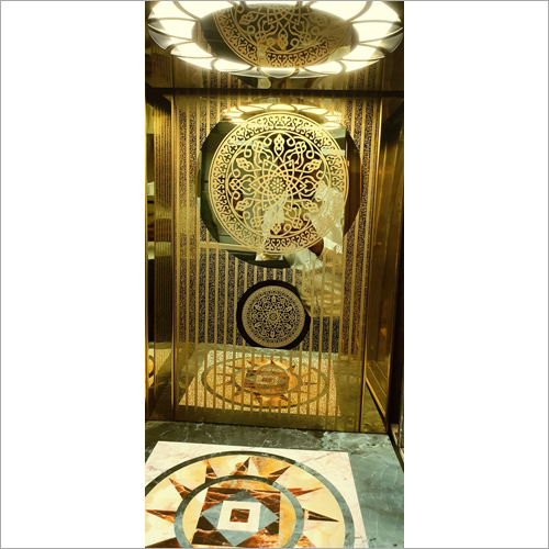 स्टेनलेस स्टील सजावटी केबिन उपयोग: आवासीय लिफ्ट