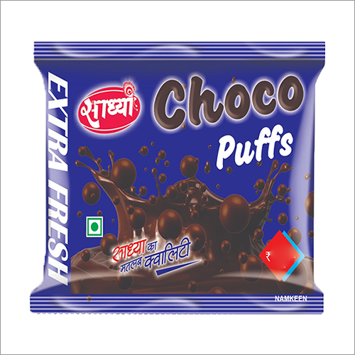 Choco Puffs Namkeen Snacks - Fried, Choco Flavor, Sweet Taste | Processed Under Hygienic Conditions, No Additives Or Preservatives