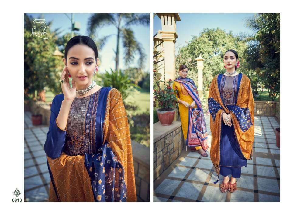 Multi Color Levisha Panihari Vol 3 Jam Cotton Print With Embroidery Work Dress Material Catalog
