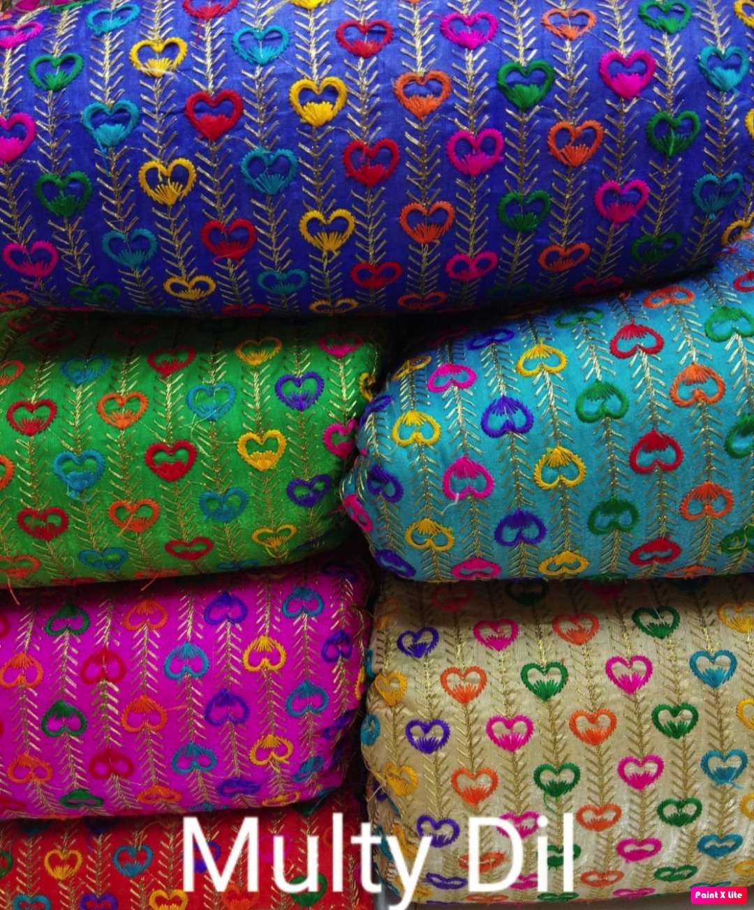 Embroidery Fabric - 44 Inch Width, Satin Banglori Material, Multipurpose Use, Available In Light & Dark Colours, 100 Cm Length, Elegant Embroidered Texture