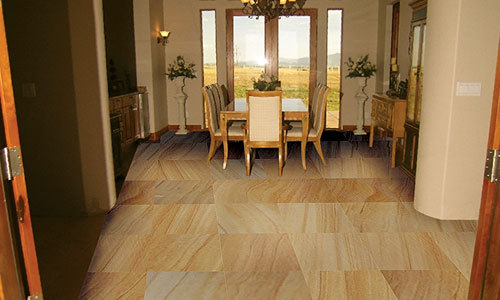 टीक सैंडस्टोन का अनुप्रयोग