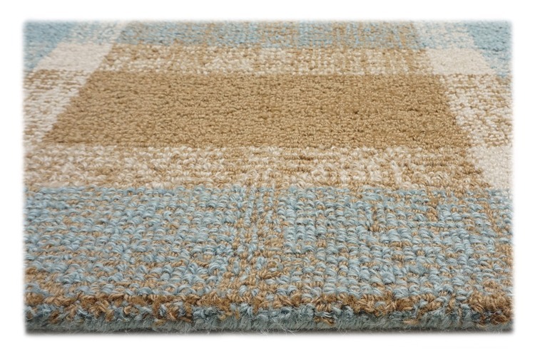 Hand Tufted Woolen Carpets - 80% Wool + 20% Cotton, Rectangular And Round Shapes | Easy To Clean, Non-slip, Modern Design, Customized Options