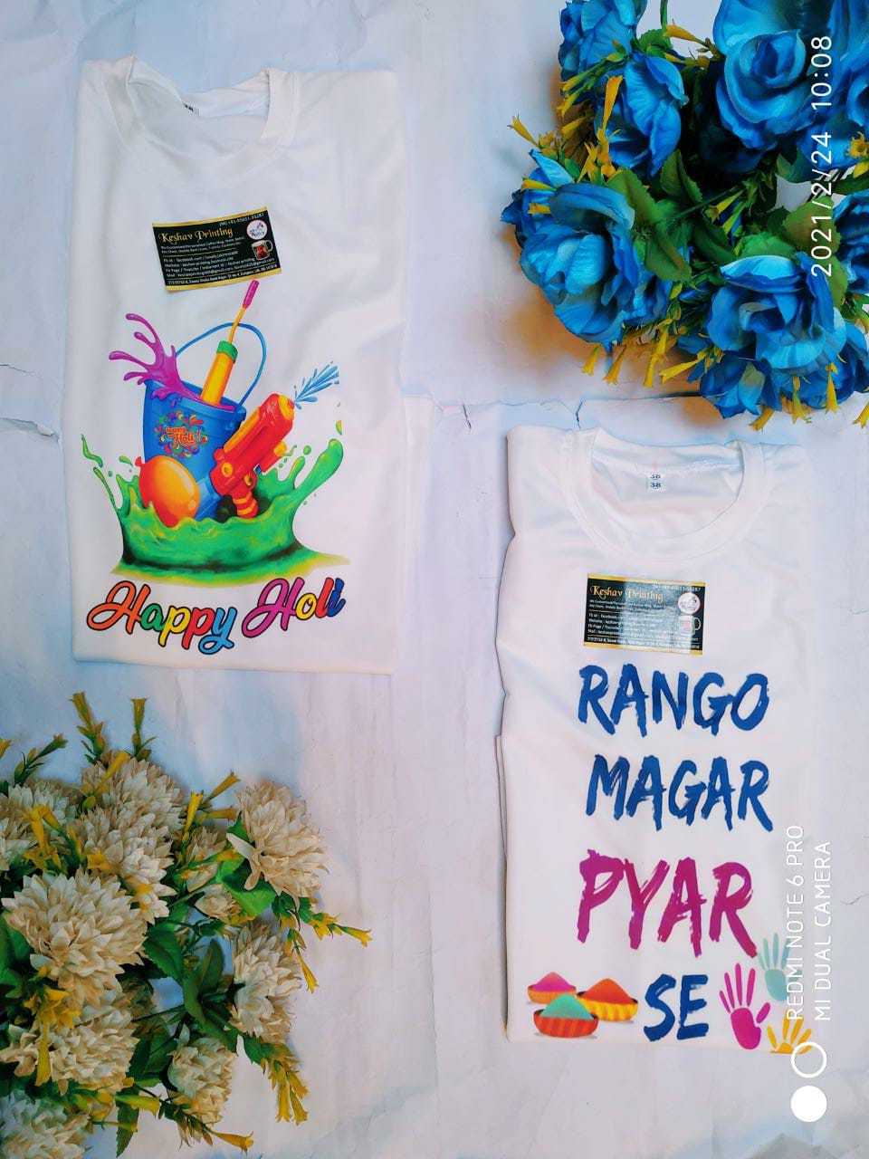 Customized Holi Tshirts