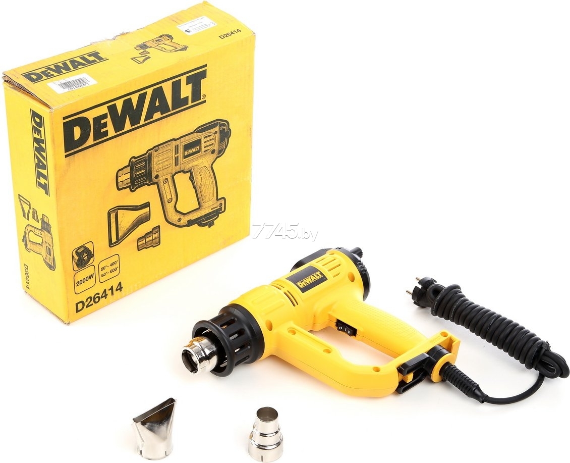 Yellow Dewalt D26414 Lcd Display, Heat Gun