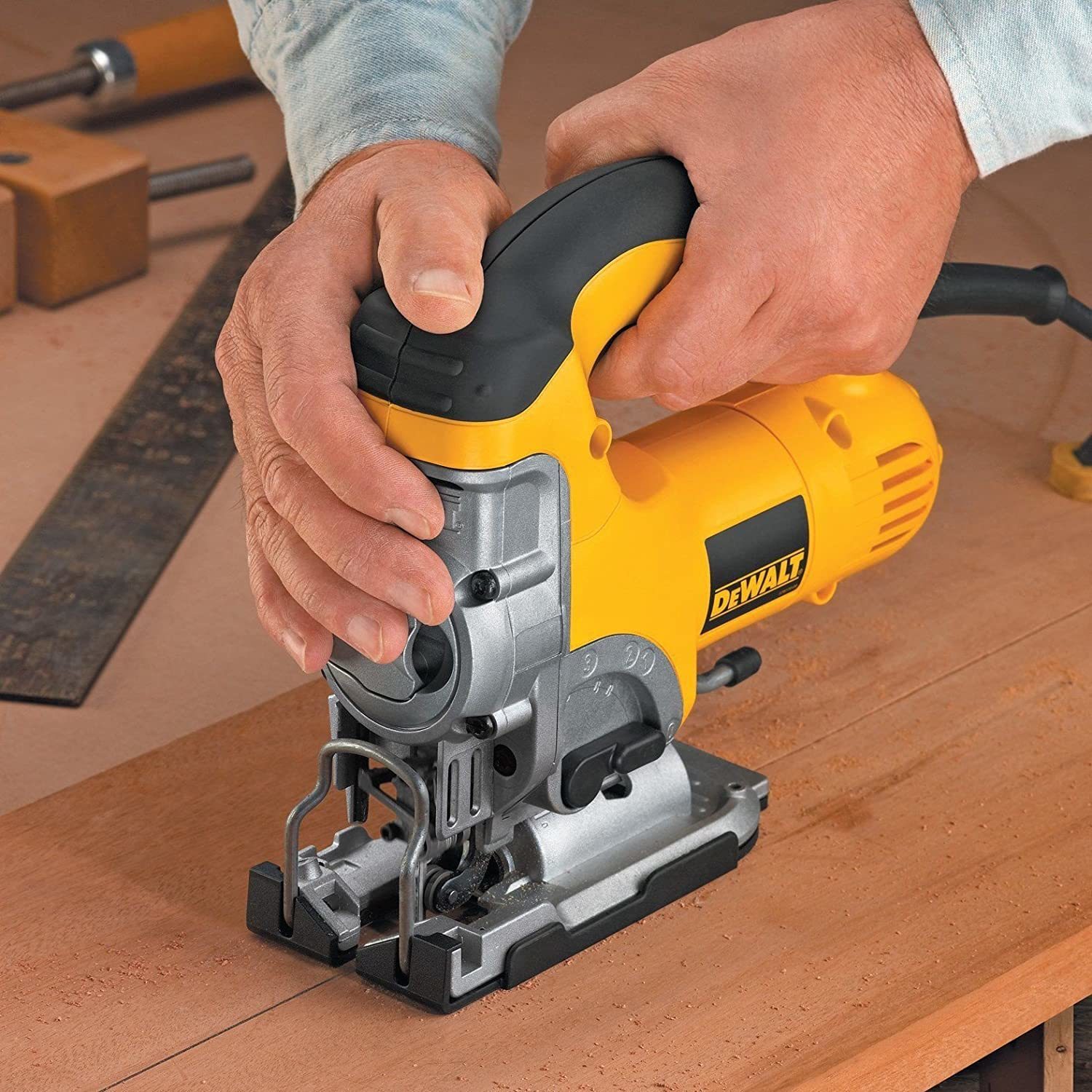 Yellow Dewalt Dw349k