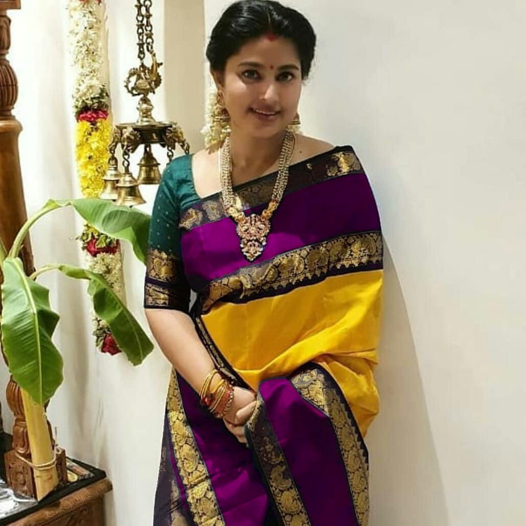 Ladies Fancy Saree - Soft Lichi Silk Fabric, Multi-color With Beautiful Rich Pallu & Jacquard Work, Ideal For Traditional Occasions