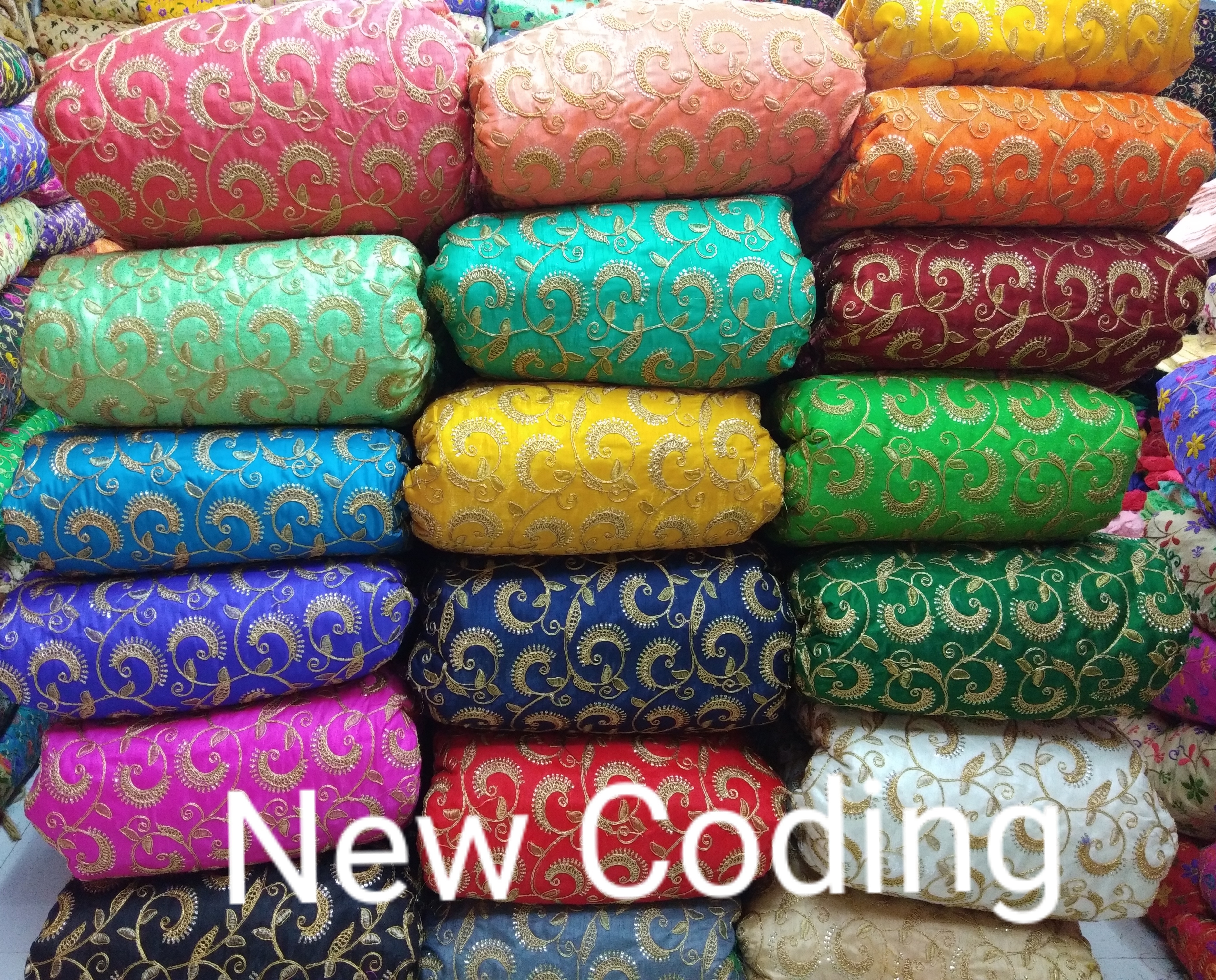Embroidered Fabric - 44 Inch Width