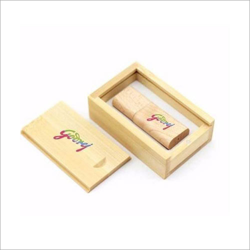 Wooden USB Flash Drive - Wooden Material, 8 GB Capacity, Available in 4, 8, 16 & 32 GB, Eco-friendly & Durable | Ideal for Business Use