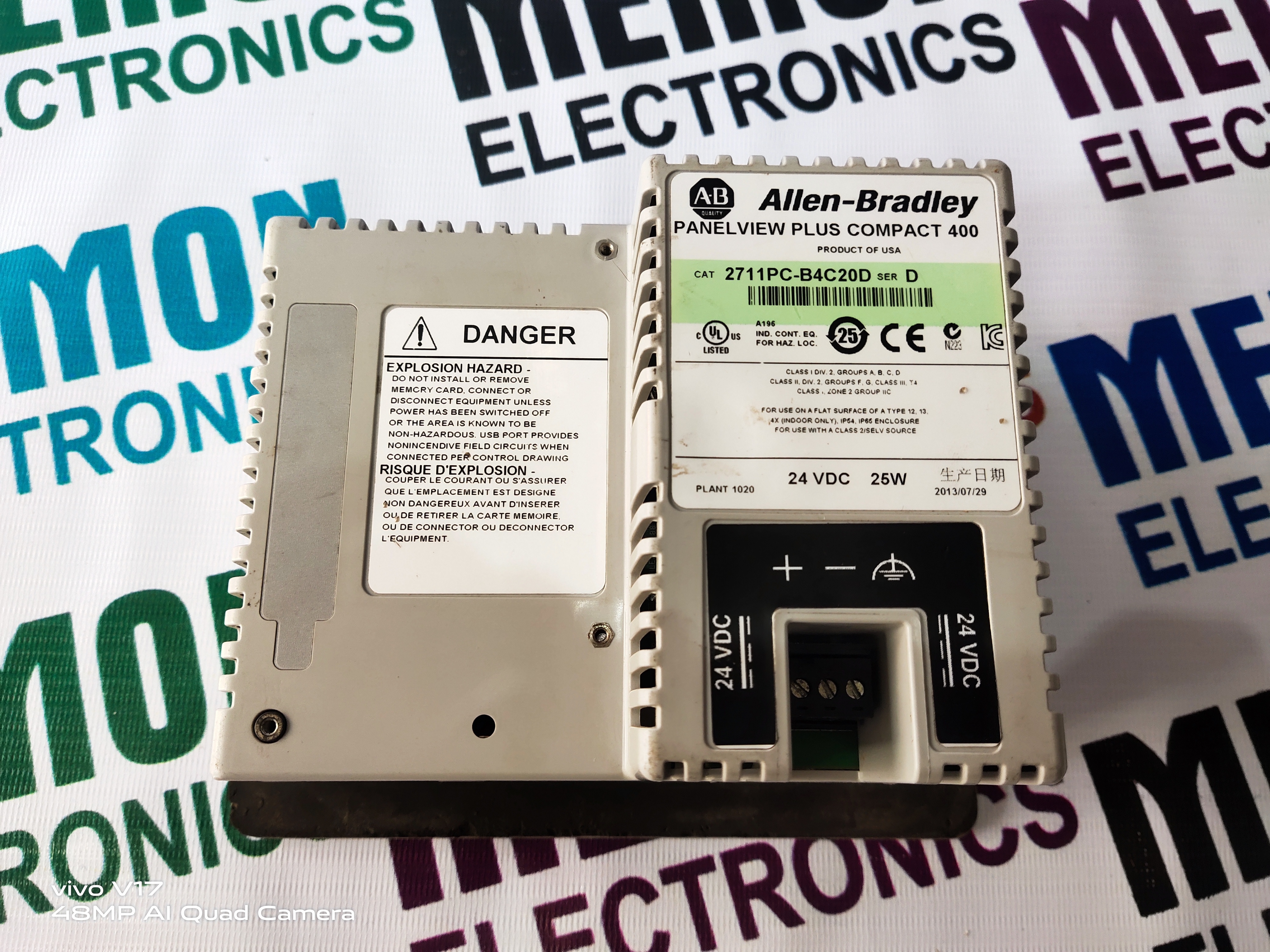 Allen Bradley Panel View Plus 400 2711pc-b4c20d8 - Application: Industrial