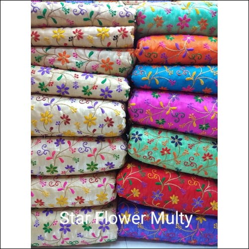 Washable Multi Flower Embroidery