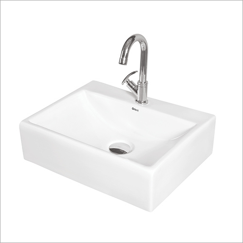 Square Table Top Basin - Color: White