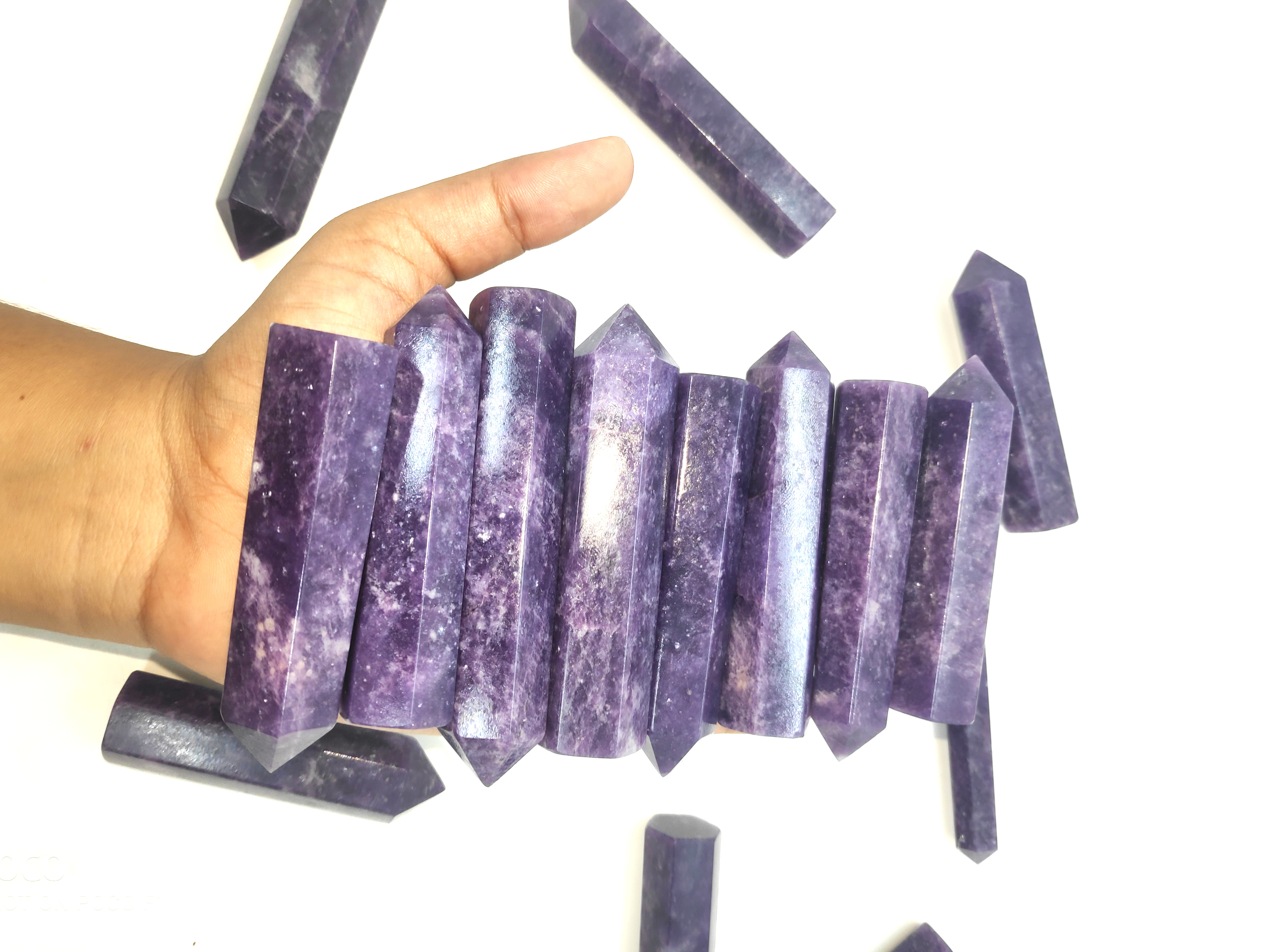 Lepodolite Towers Gemstone - Lepidolite 2-4 Inches, Purple Tower | Natural Healing Crystal, Intense Color, Meditation Use