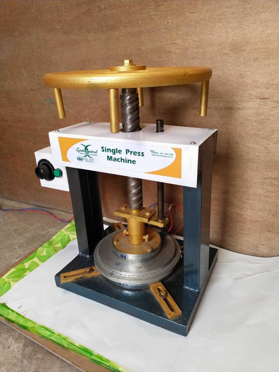 Hand Press Machine Capacity: 1600 Pcs/hr Pcs/min