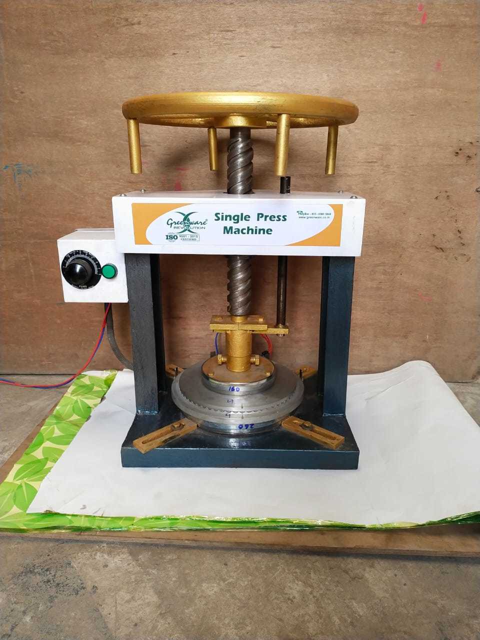 Hand Press Machine Capacity: 1600 Pcs/hr Pcs/min