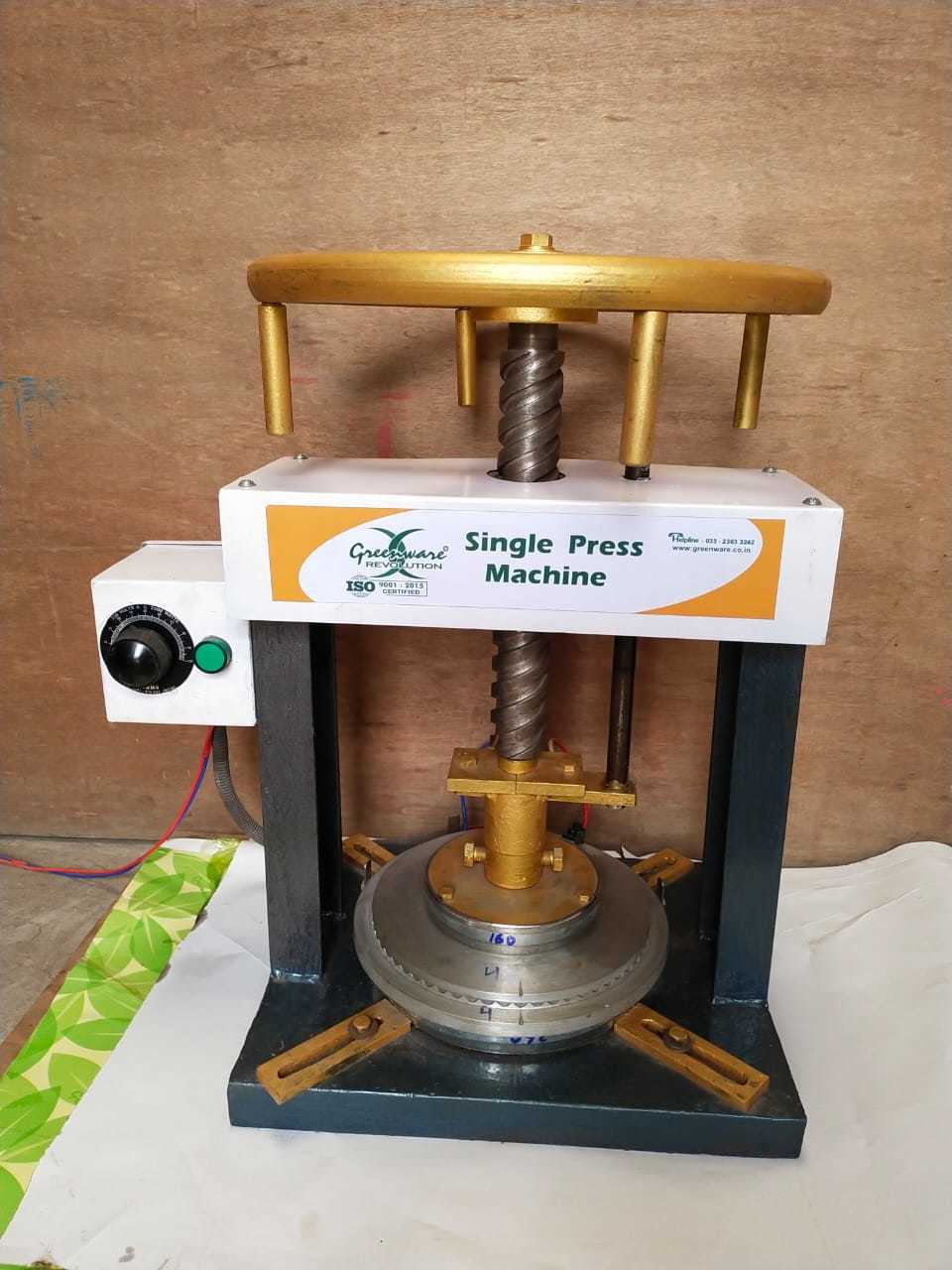Hand Press Machine Capacity: 1600 Pcs/hr Pcs/min