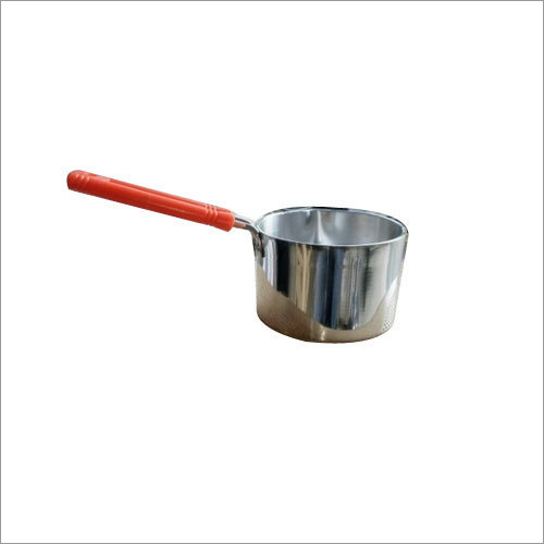 Kitchen SS Sauce Pan - Stainless Steel, 2 Liters Capacity, Silver Color, Mirror Finish | Heat Resistant Handle, Ideal for Home and Restaurant Use