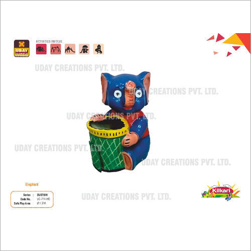 Mini Elephant Frp Dustbin Application: Garden