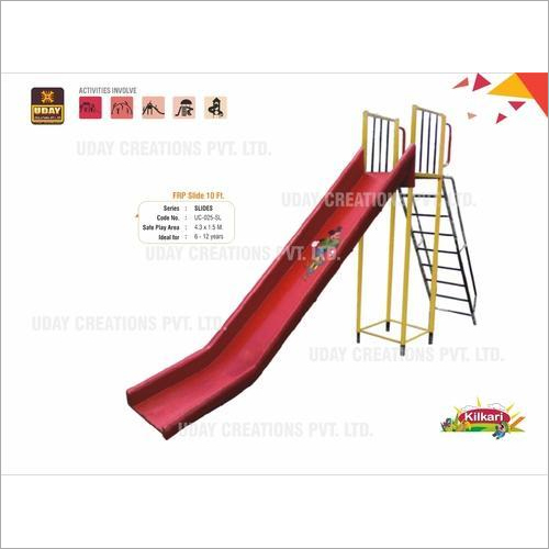 FRP Playground Slide - 4.3 x 1.5 M Safe Play Area for Ages 6-14 | Manual Function, Assembly Required