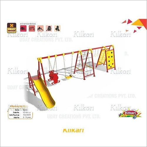 बच्चों के आउटडोर मल्टी एक्टिविटी प्ले सेट