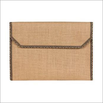 Jute File Folders - Eco-friendly Material, 9x12 Inches Size, Natural Brown Color - Durable Design For Efficient Document Organization