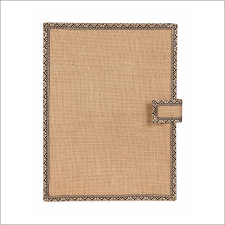 Jute File Folders - Eco-friendly Material, 9x12 Inches Size, Natural Brown Color - Durable Design For Efficient Document Organization