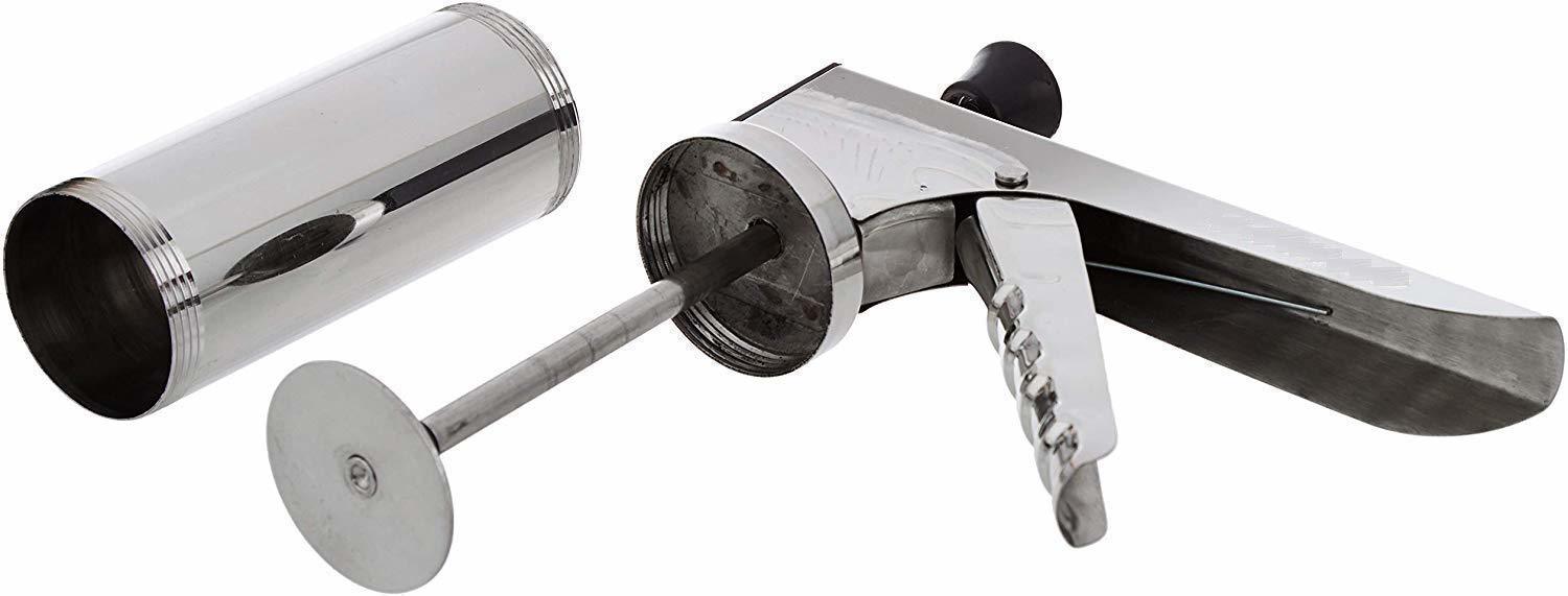 Kitchen Press - Stainless Steel, 25x15 Cm, Silver | 14 Jallies For Versatile Snack Shapes, Easy Cleanup With Lock System