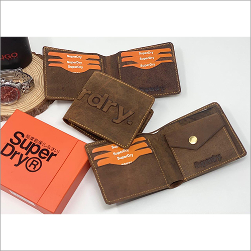 Mens Brown Leather Wallet