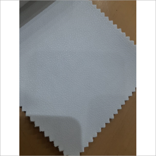 White Plain Rexine Sofa Fabric