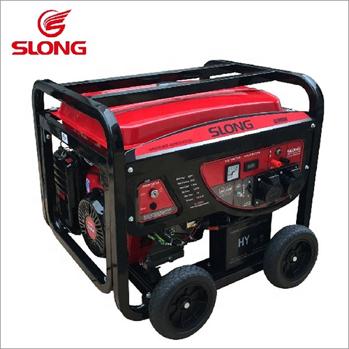 Yancheng Slong Air Cooled Machinery Engine Matched 100% Copper Alternator 6.0 Kw Avr Portable Gasoline Generator