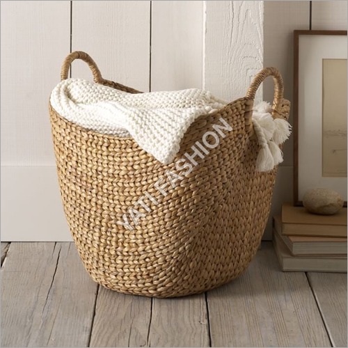 Brown Kauna Grass Laundry Basket
