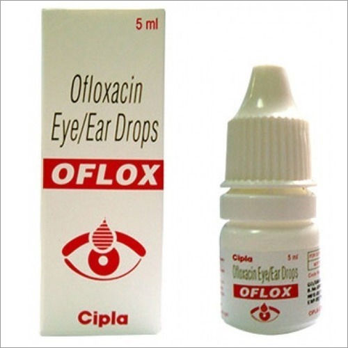 Oflox (Ofloxacin) आई-ईयर ड्रॉप सामग्री: ओफ़्लॉक्सासिन 0.3% W/v