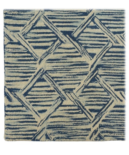 Hand Tufted Woolen Carpets - 80% Wool, 12-14mm Thickness, Modern Loop Pile | Easy To Clean, Non-slip, Customizable Sizes And Shapes