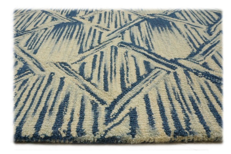 Hand Tufted Woolen Carpets - 80% Wool, 12-14mm Thickness, Modern Loop Pile | Easy To Clean, Non-slip, Customizable Sizes And Shapes