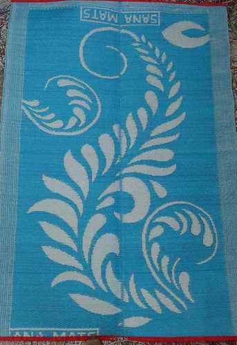 Plastic Mat - Durable Polyethylene Material, Extra Large 5x7 Feet Size, Vibrant Blue Color, Slip-Resistant Surface for Enhanced Safety