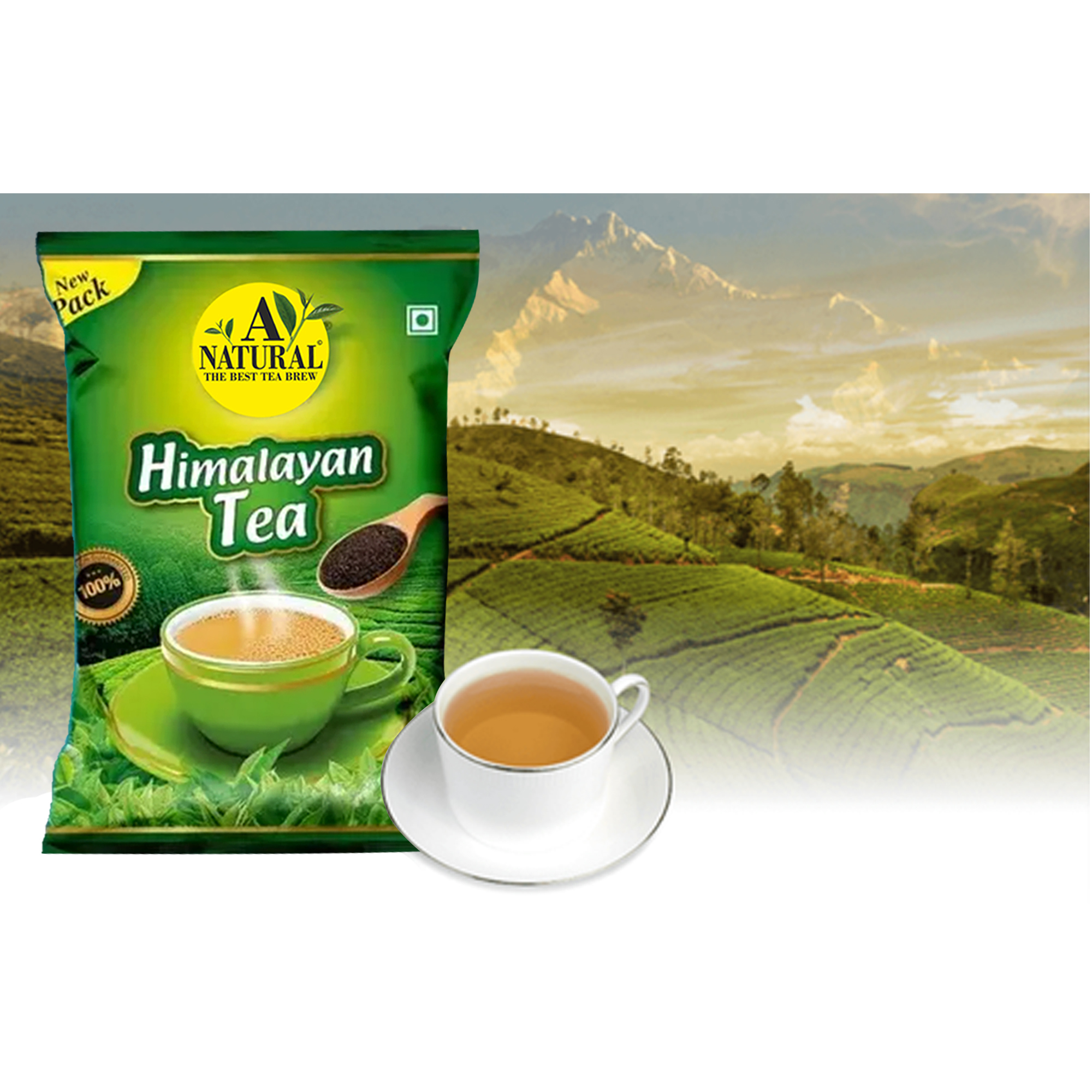 Himalayan Tea - 6-12 Months Shelf Life, Fresh Taste, Brown Color | Hand Made Ctc Tea, Organic Health Tea With No Sugar, Grade A, Dried Variety