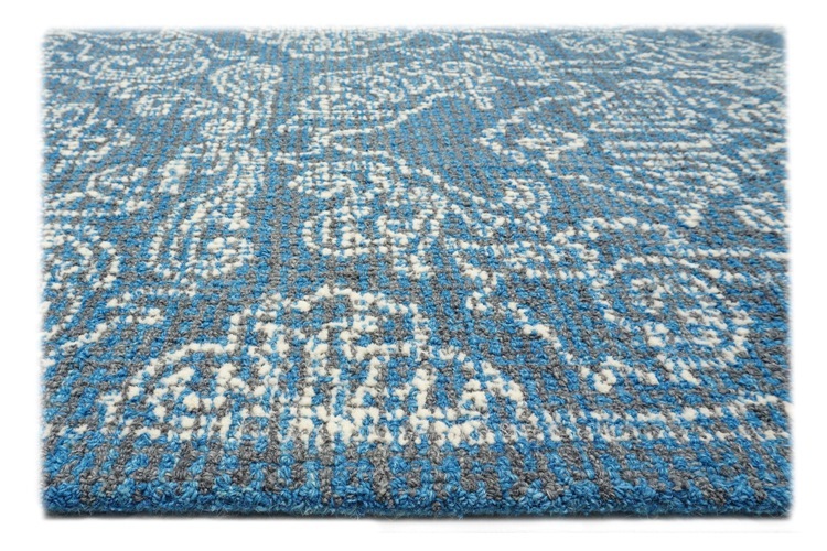 Hand Tufted Woolen Carpets - 80% Wool + 20% Cotton, Rectangle/round/custom Shapes | Easy To Clean, Non-slip, Modern Loop Pile Design