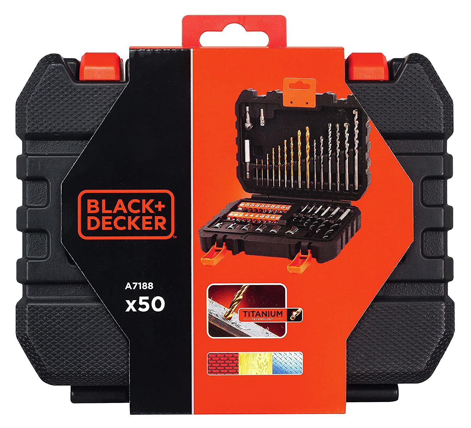 Black Decker A7188 Drill And Screwdriver Bit -Set