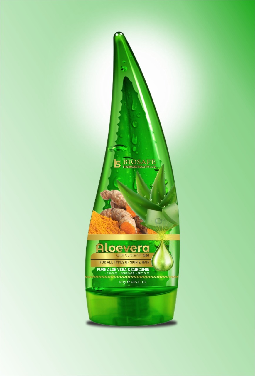 Aloe-vera Gel - Herbal Formulation, Ideal For All Skin Types | Smooth Texture, Fast Absorption, 3-year Shelf Life, Great For Body & Face