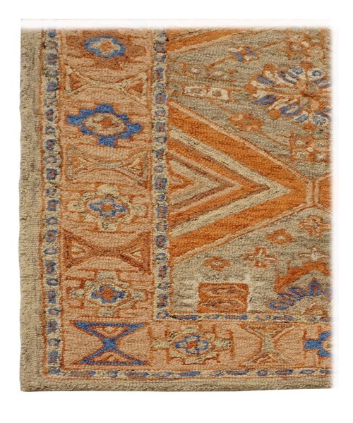 Hand Tufted Woolen Carpet - Rectangular, Loop Pile With 6-8mm Height | Easy To Clean, Non-slip, Customizable Designs