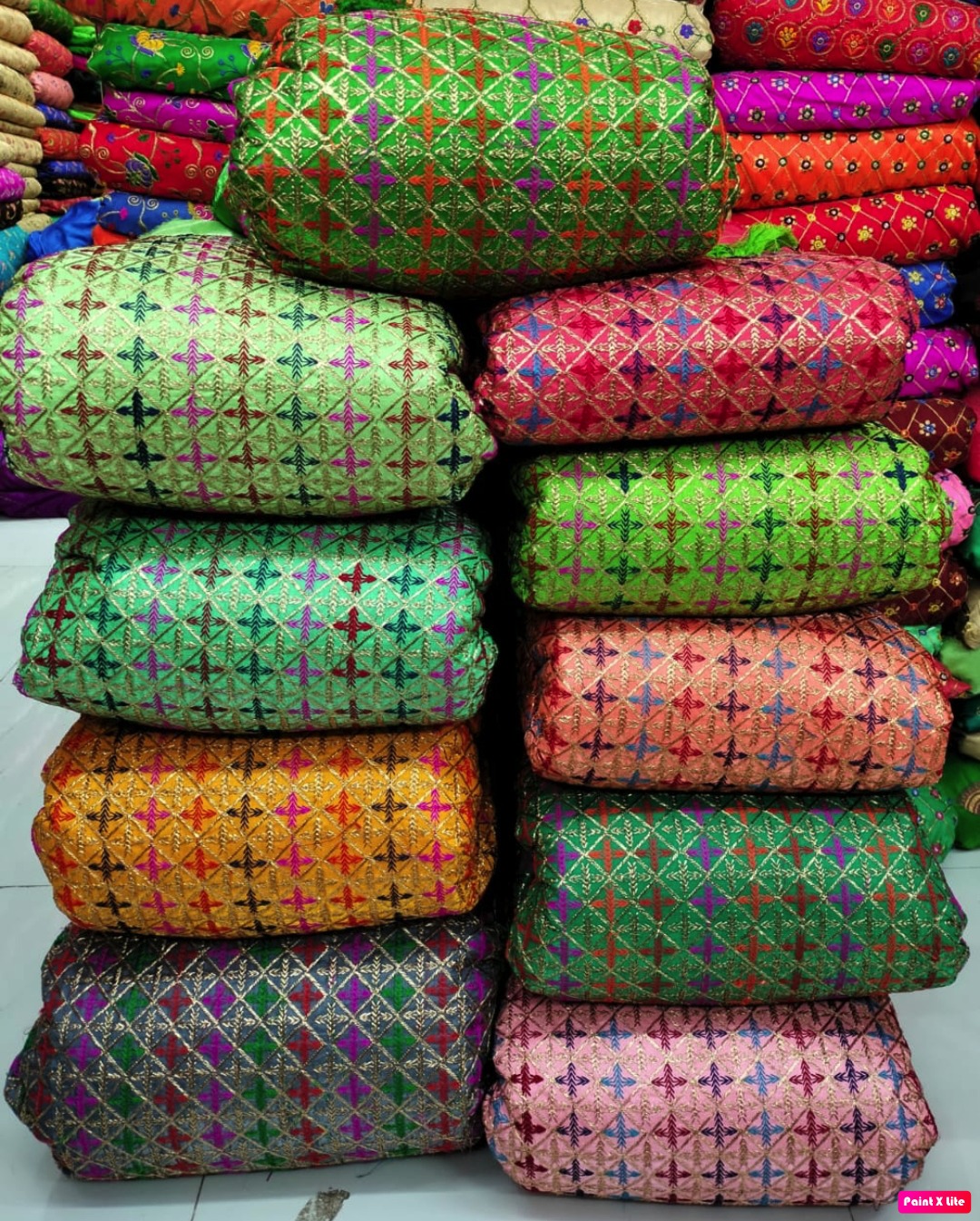 Embroidery Fabric - 100 Cm Length 44" Width | Multipurpose Use Washable Available In All Light & Dark Colours