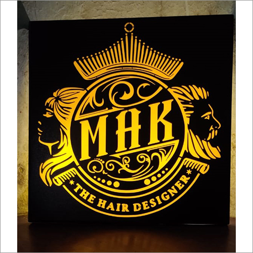 Barber Shop Logo Design Laser Cutting Service
