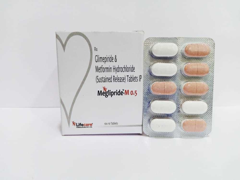 Glimepiride 1/2/3/4 + Metformin 1000mg Tablets General Medicines