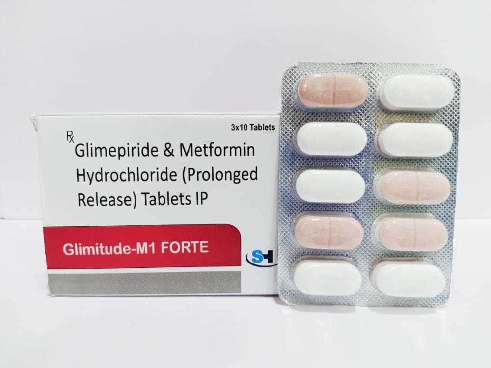 Glimepiride 1/2/3/4 + Metformin 1000mg Tablets General Medicines