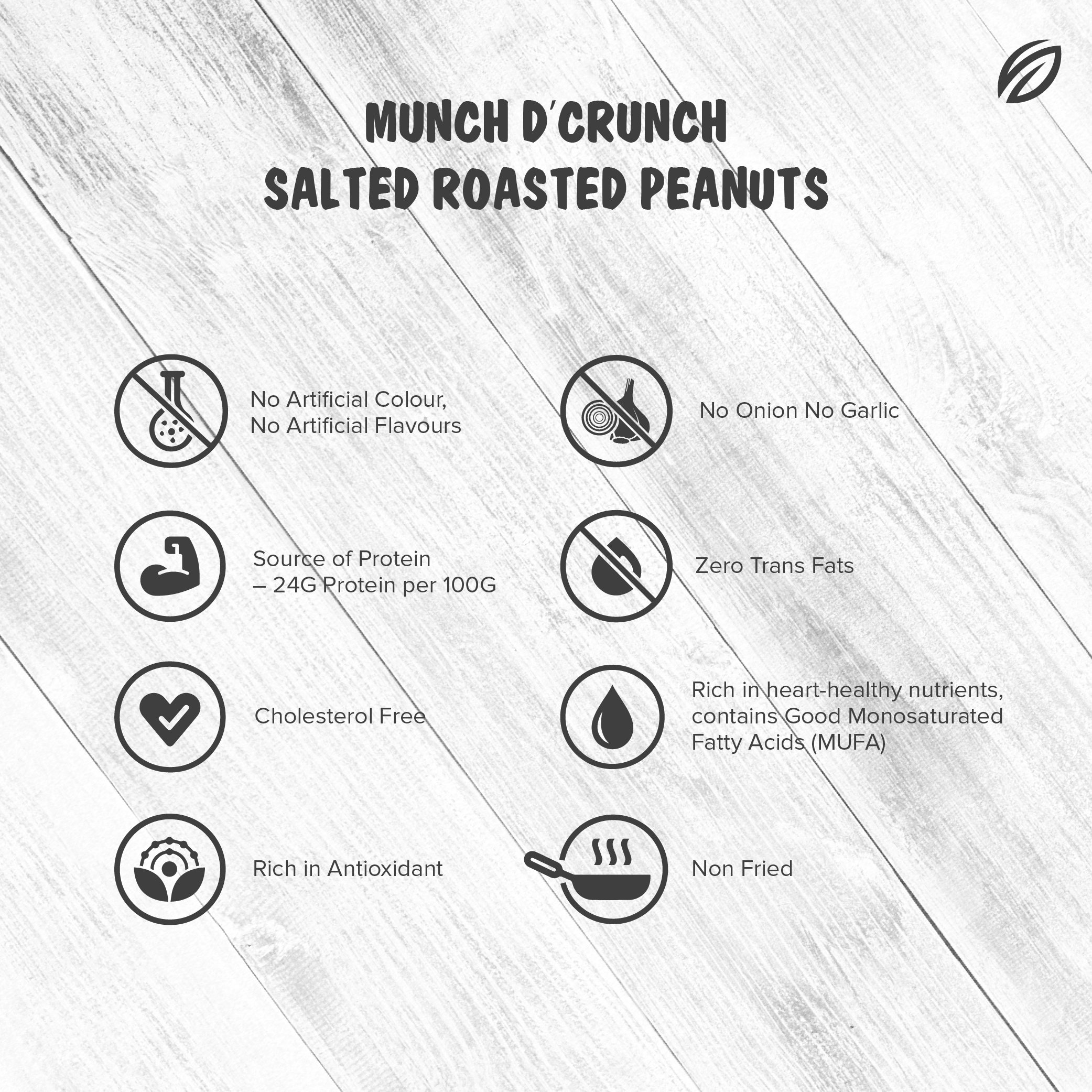 Shrego Salted Roasted Peanuts - 40g Nitrogen Purged Pillow Pouch | Guilt-free Snack, Fssai Certified, No Artificial Flavors Or Colors